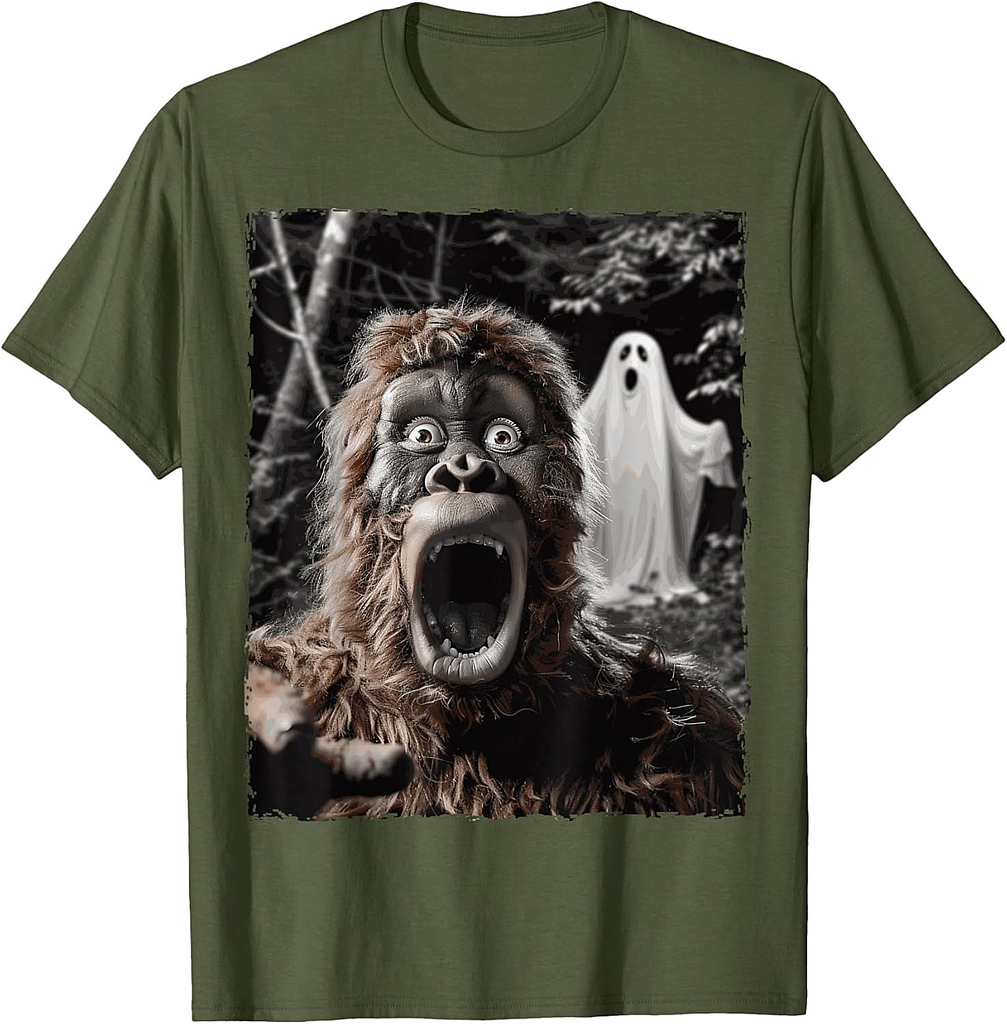 Funny Bigfoot Sasquatch Halloween T-Shirt