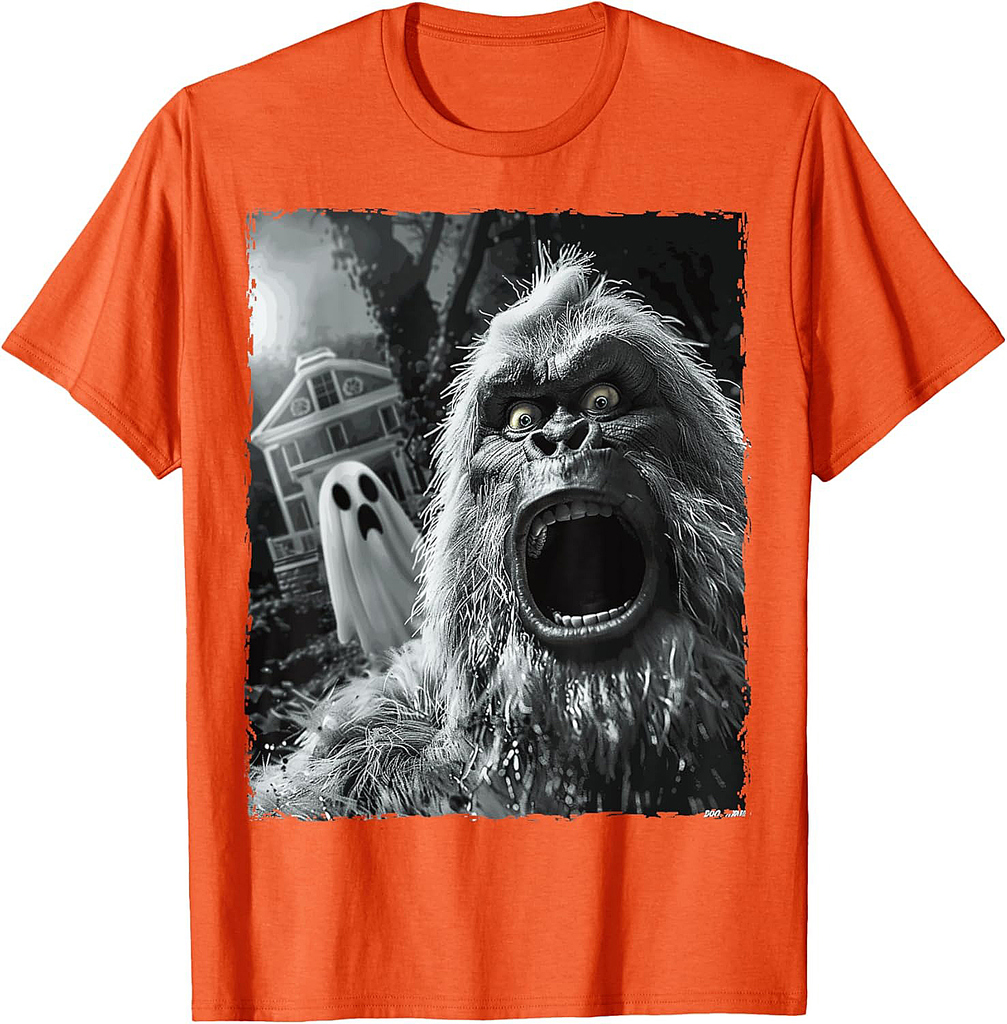 Funny Bigfoot Sasquatch Halloween T-Shirt