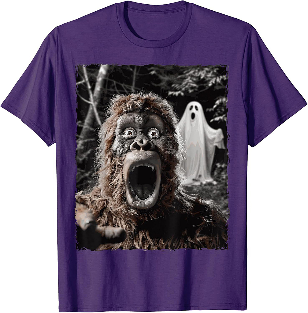 Funny Bigfoot Sasquatch Halloween T-Shirt