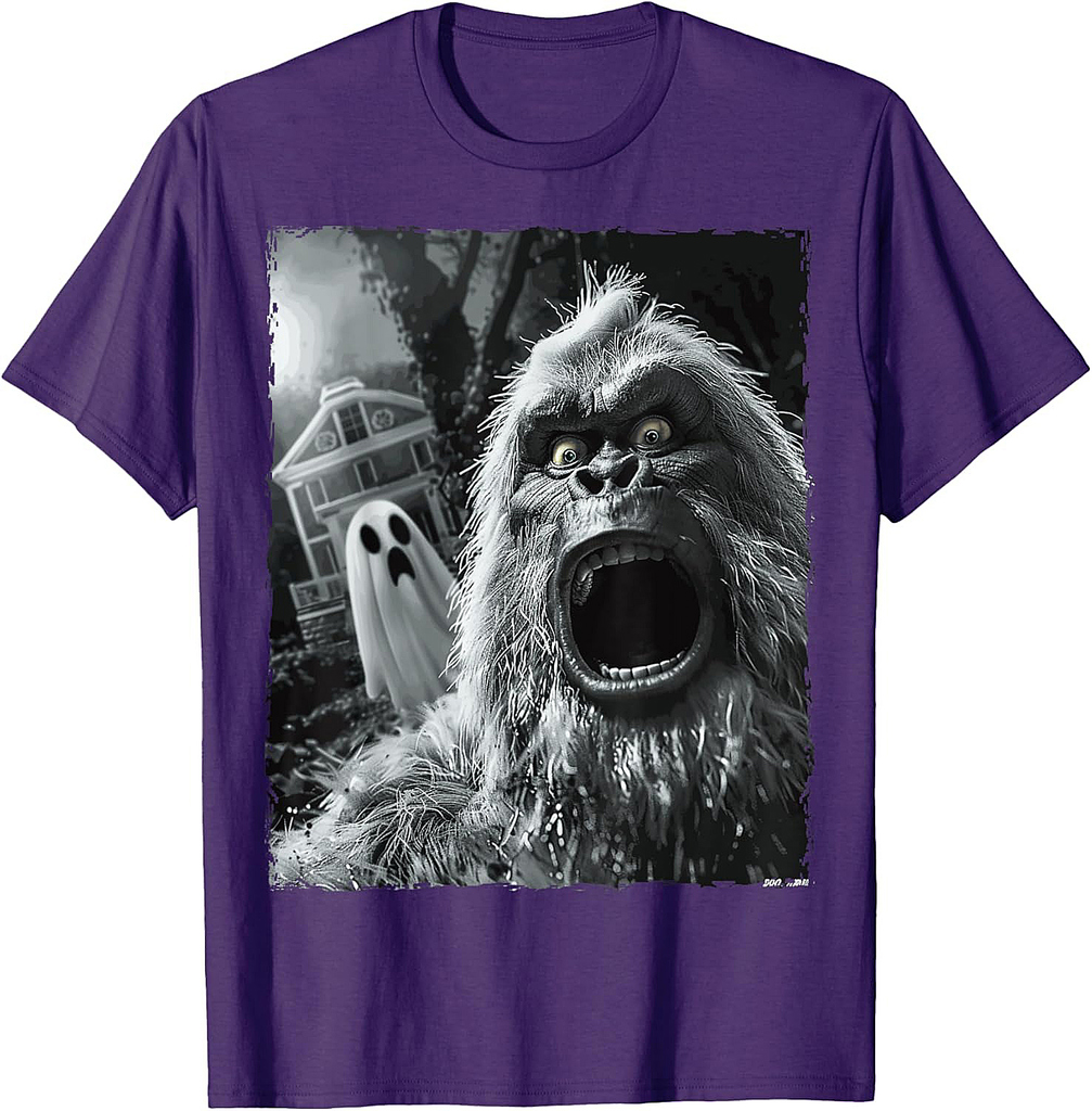 Funny Bigfoot Sasquatch Halloween T-Shirt