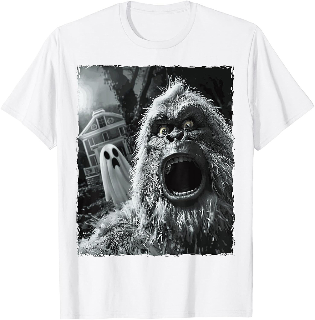 Funny Bigfoot Sasquatch Halloween T-Shirt
