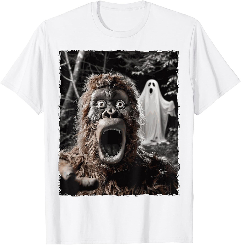 Funny Bigfoot Sasquatch Halloween T-Shirt