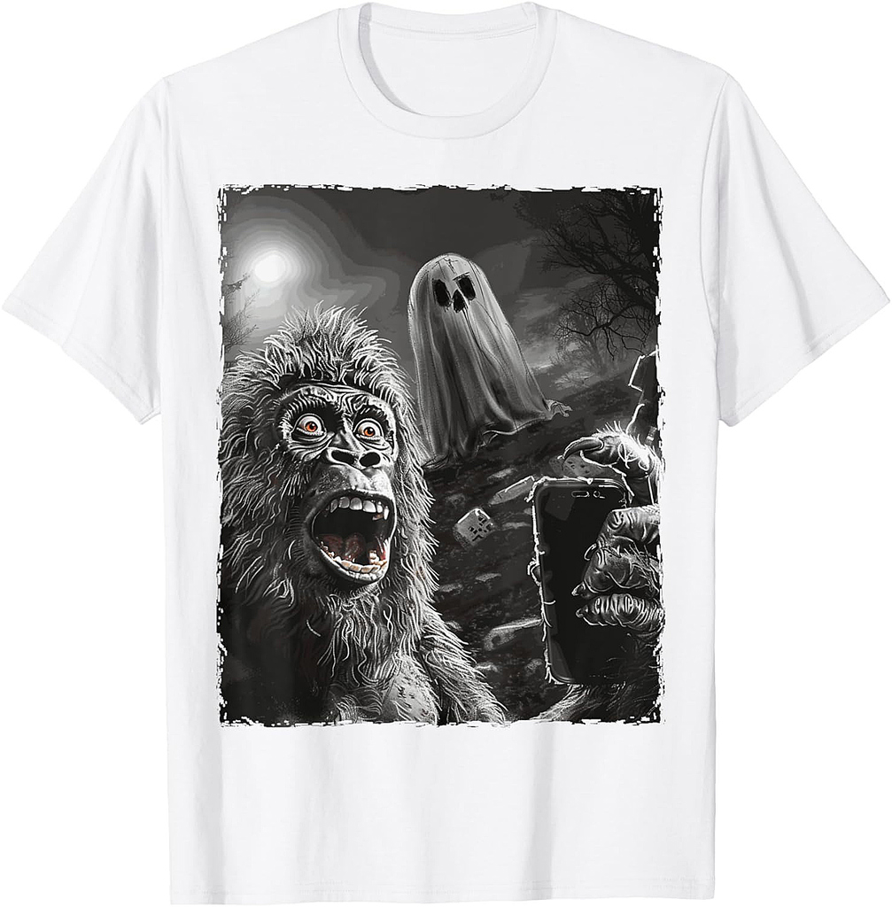 Funny Bigfoot Sasquatch Halloween T-Shirt