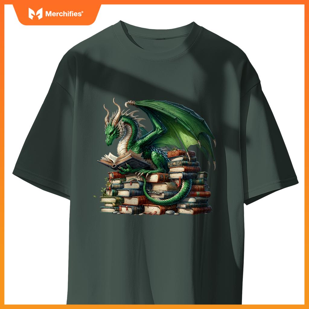 Funny Bookworm Book Dragon I’M A Book Dragon Funny Graphic