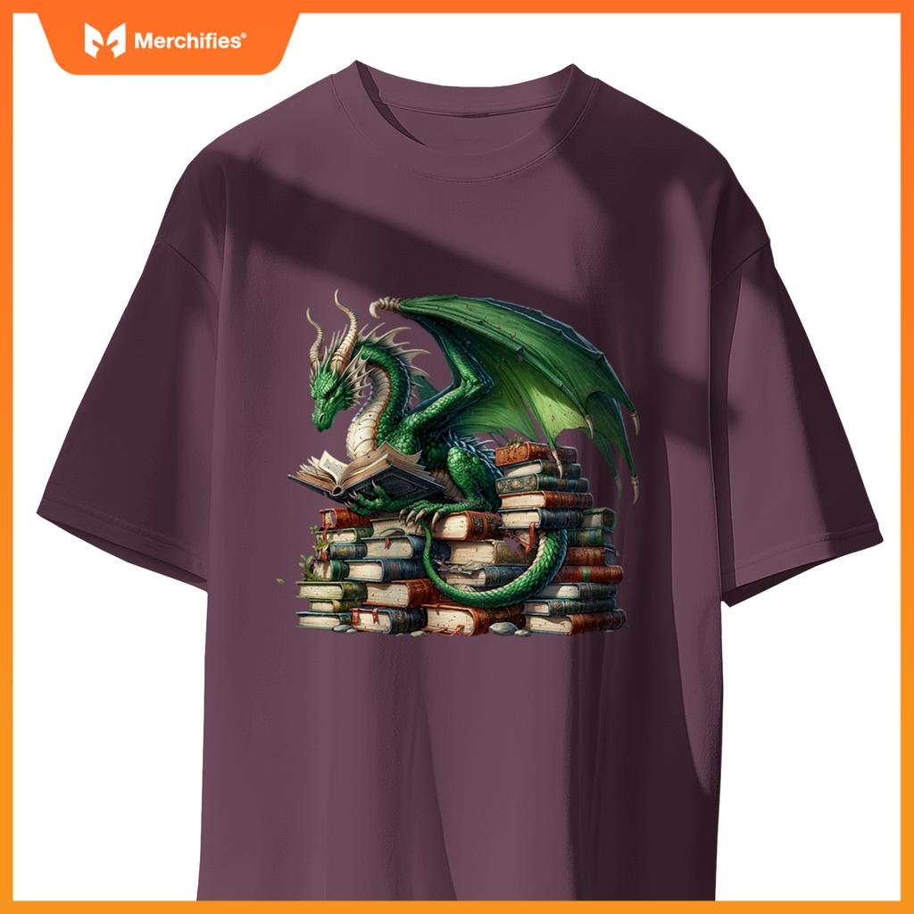 Funny Bookworm Book Dragon I’M A Book Dragon Funny Graphic