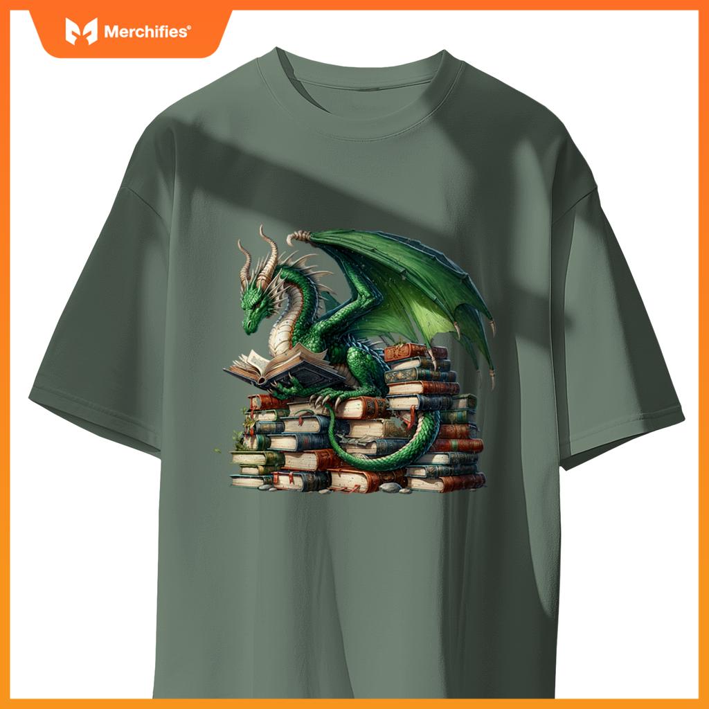 Funny Bookworm Book Dragon I’M A Book Dragon Funny Graphic