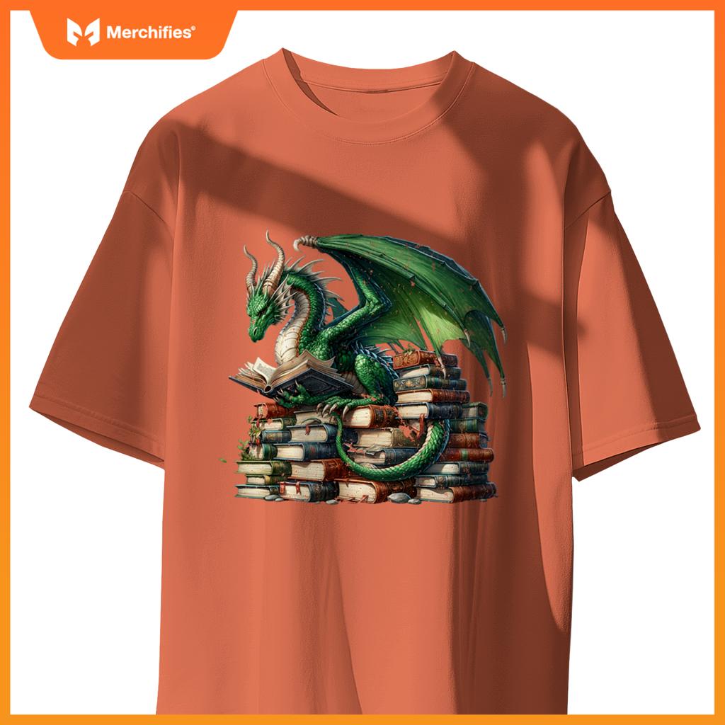 Funny Bookworm Book Dragon I’M A Book Dragon Funny Graphic
