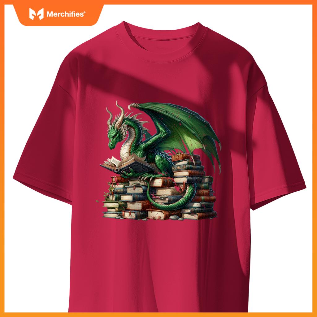 Funny Bookworm Book Dragon I’M A Book Dragon Funny Graphic
