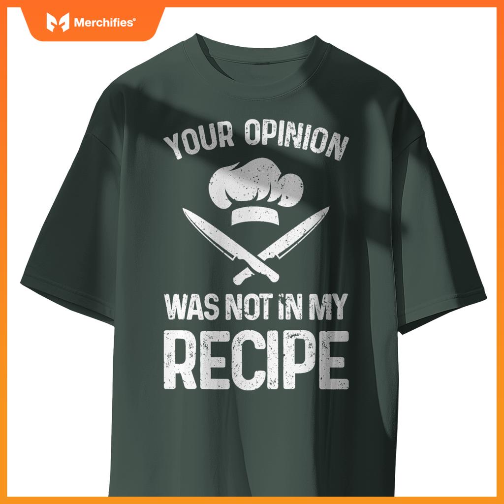 Funny Chef Design For Men Women Cook Cooking Culinary Chef T-Shirt