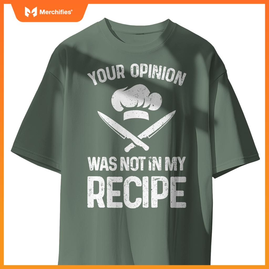 Funny Chef Design For Men Women Cook Cooking Culinary Chef T-Shirt