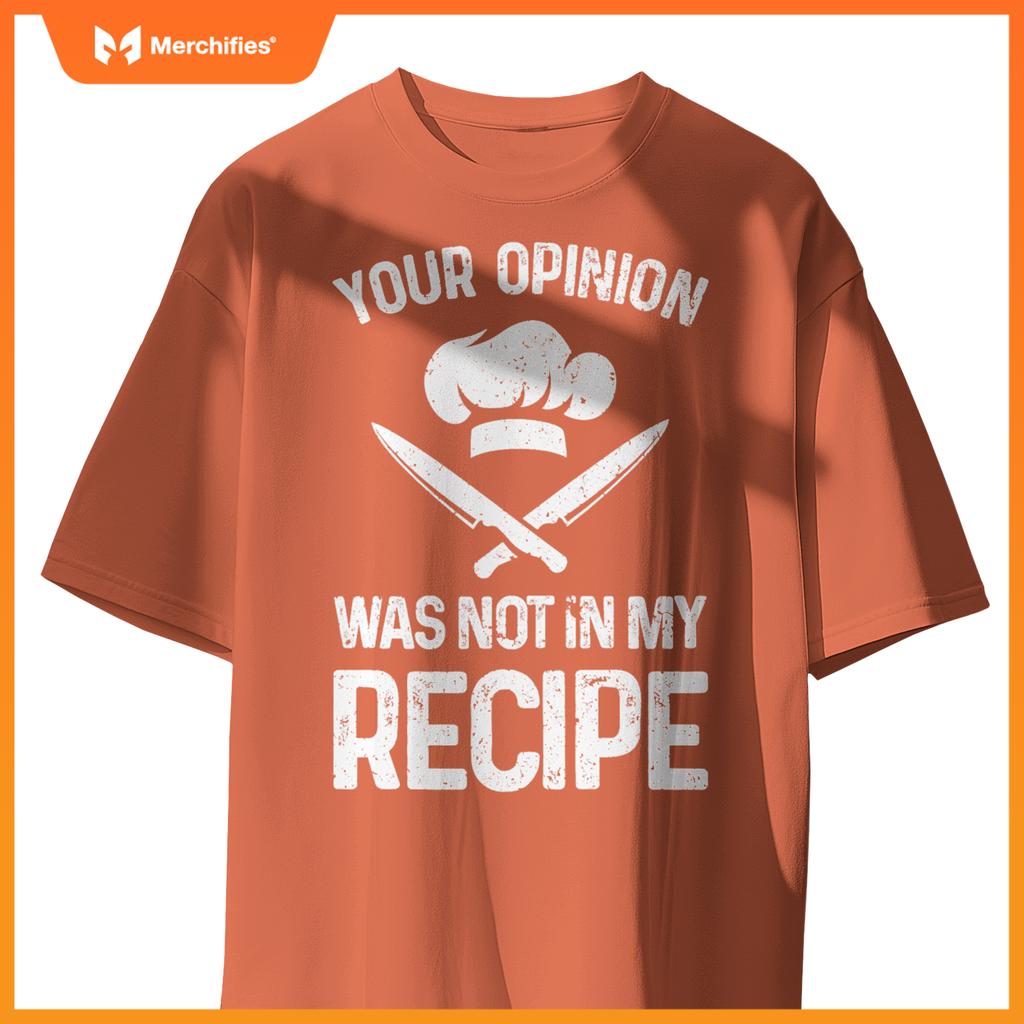 Funny Chef Design For Men Women Cook Cooking Culinary Chef T-Shirt
