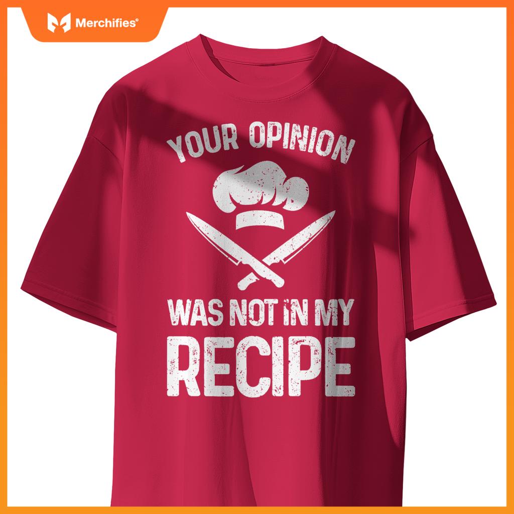 Funny Chef Design For Men Women Cook Cooking Culinary Chef T-Shirt