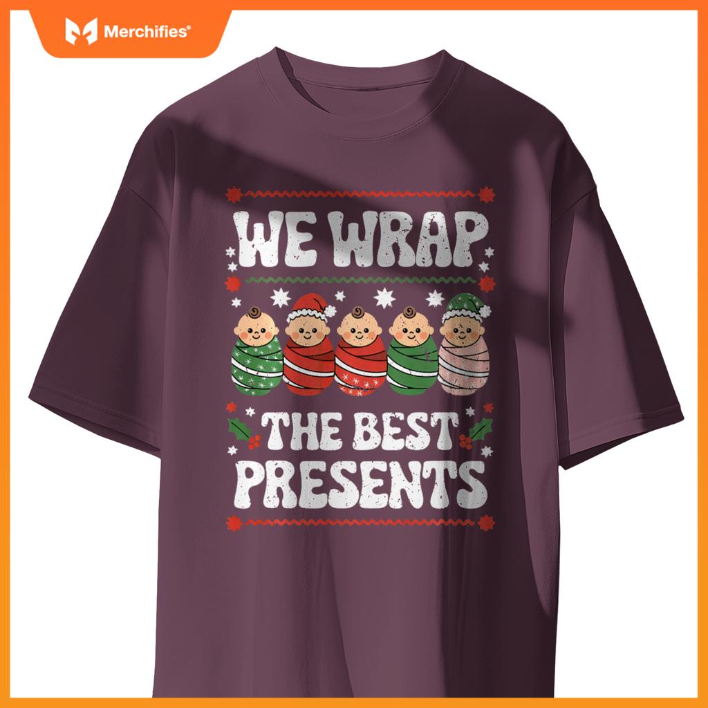 Funny Christmas NICU Nurses, L&D Nurse Neonatal Practitioner T-Shirt
