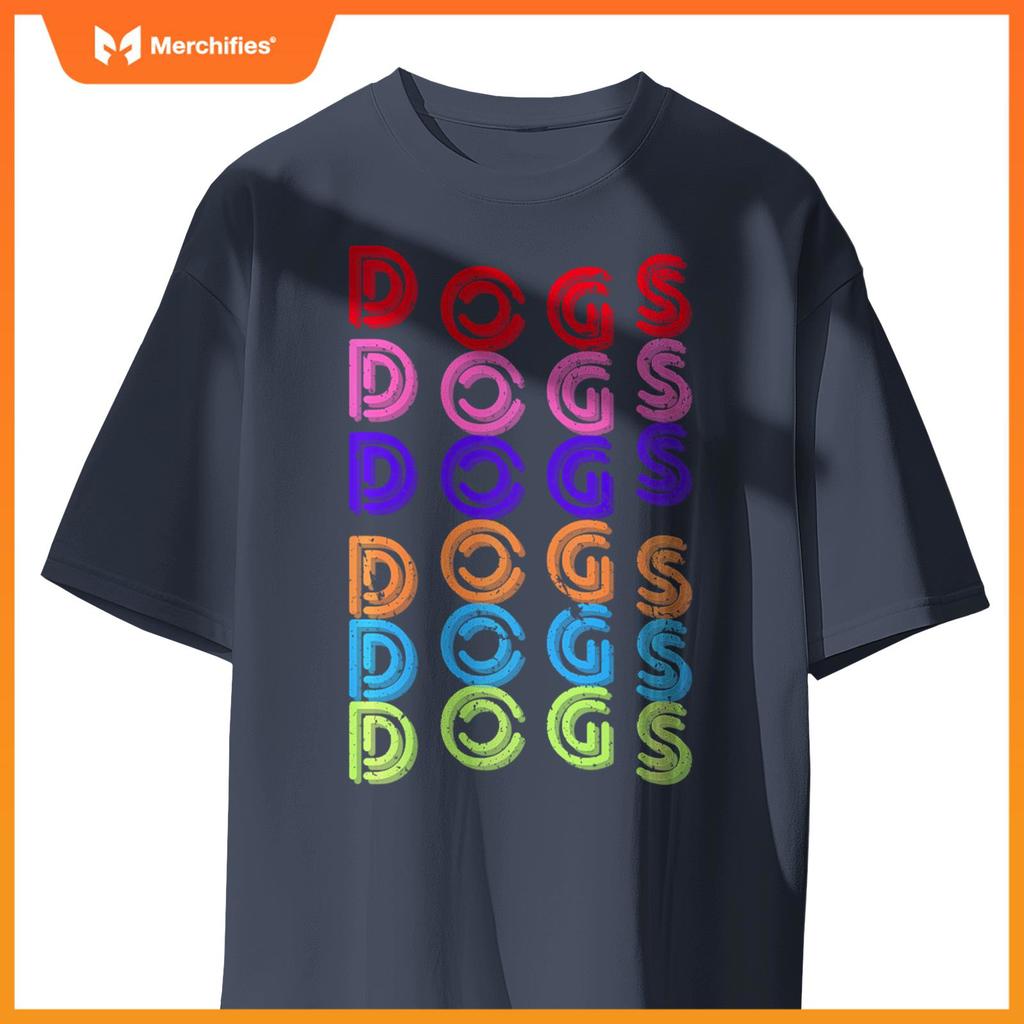 Funny Dogs Retro Vintage Dogs Puppy Dog Lover T-Shirt