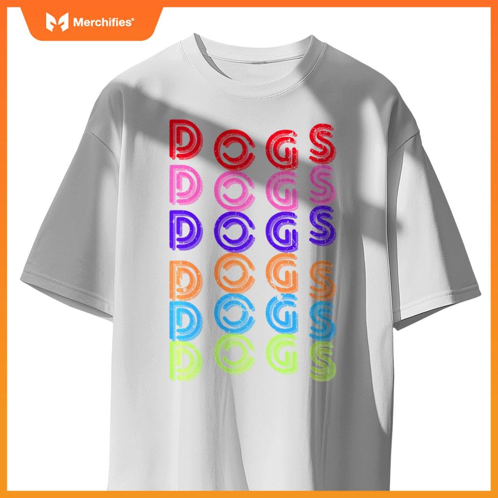 Funny Dogs Retro Vintage Dogs Puppy Dog Lover T-Shirt