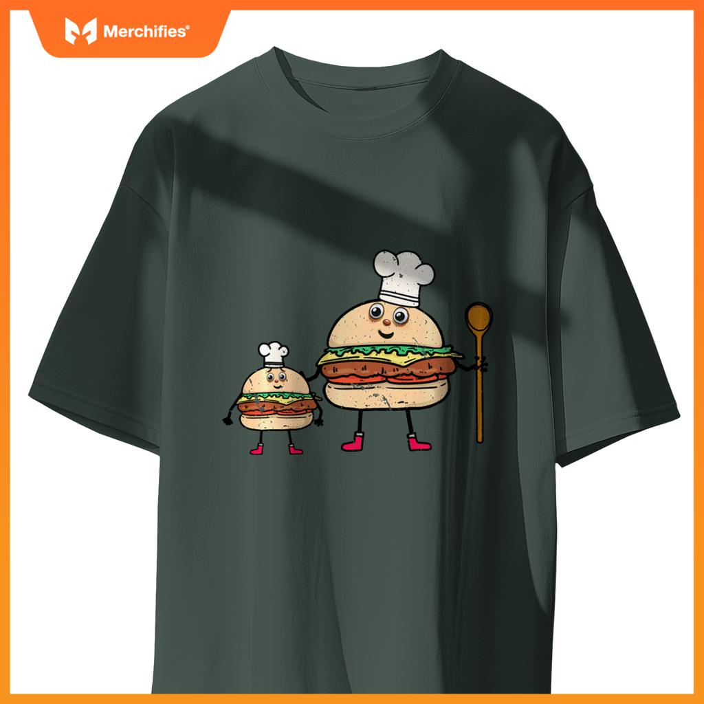 Funny Fast Food Burger Chefs Cooking Art Hobby Chef T-Shirt