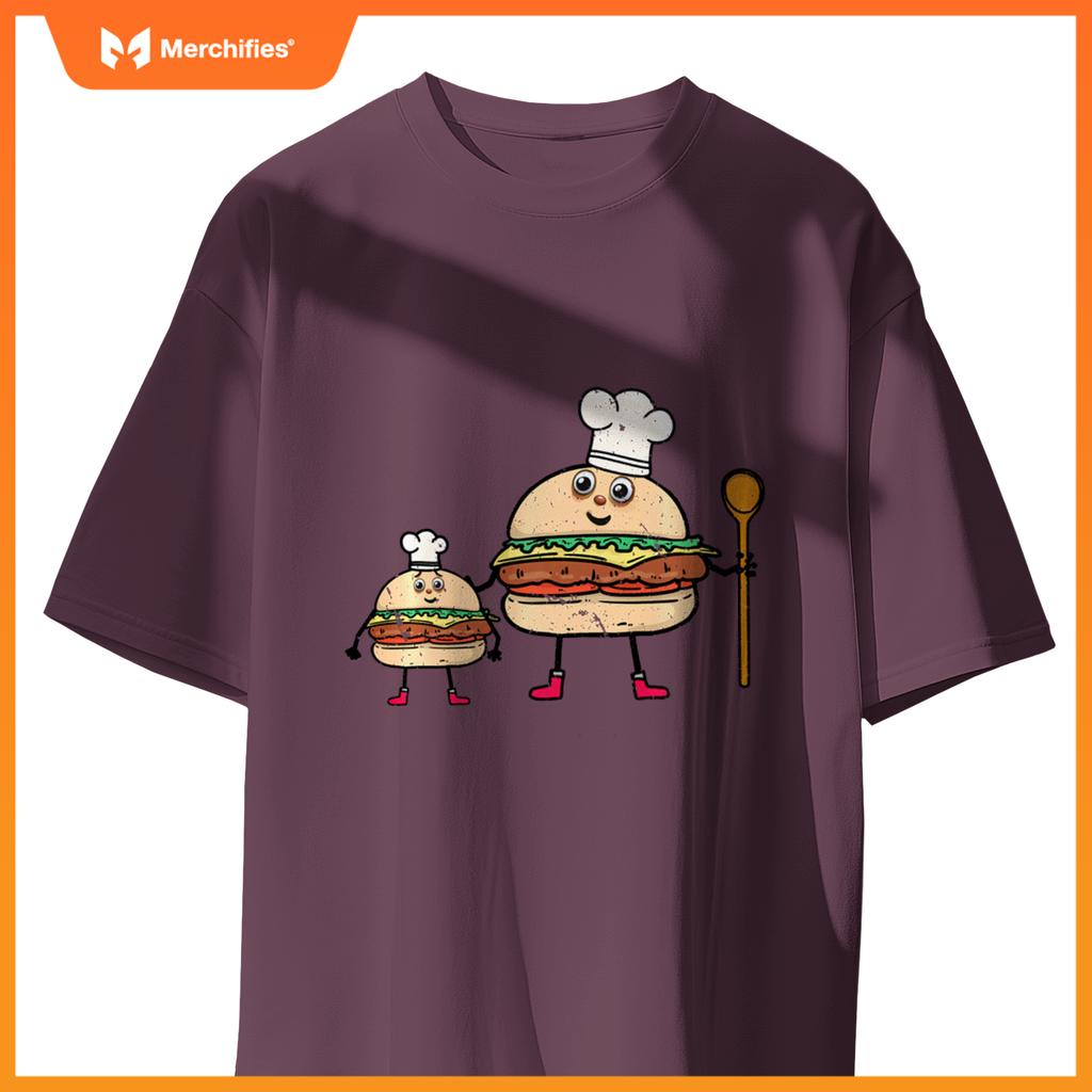 Funny Fast Food Burger Chefs Cooking Art Hobby Chef T-Shirt