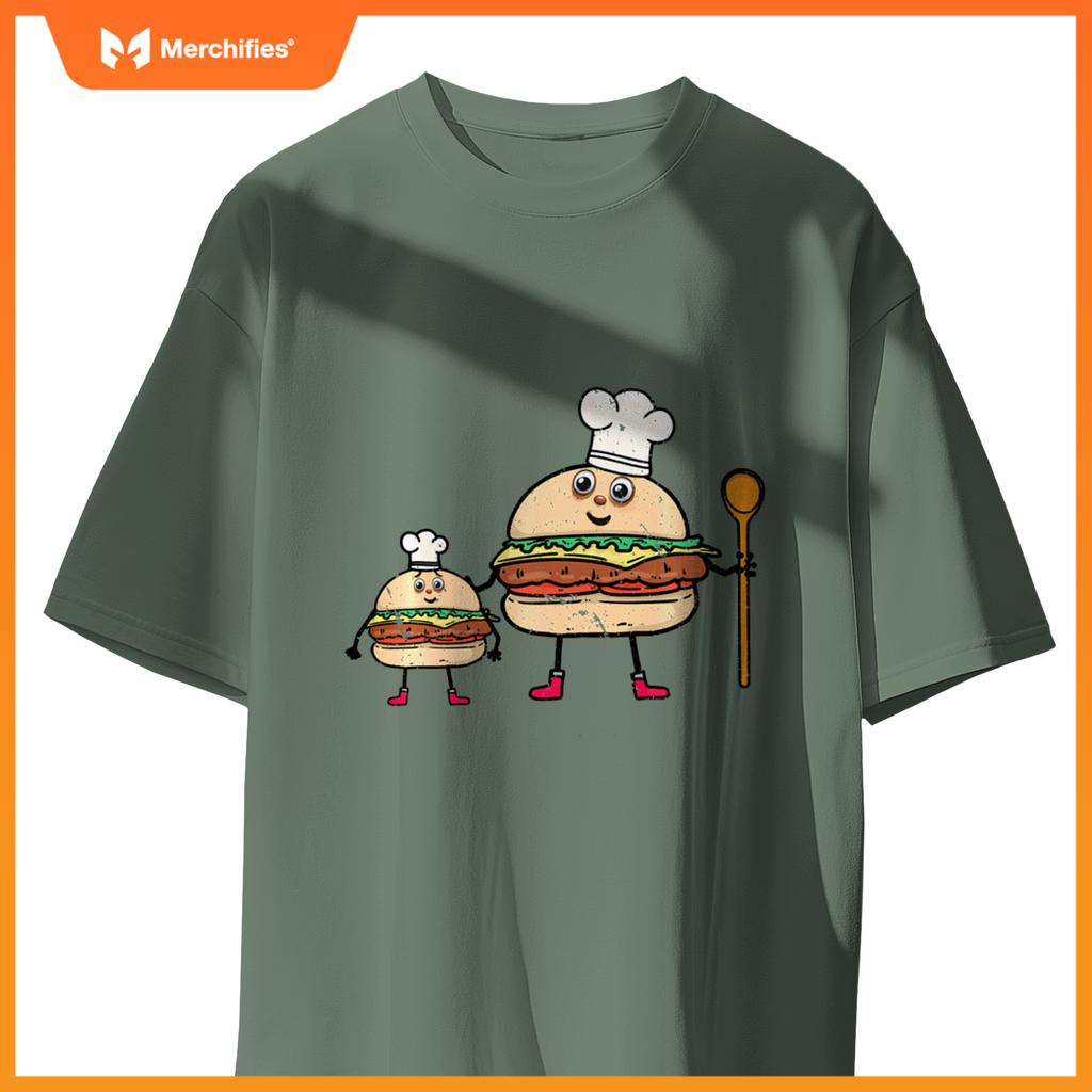 Funny Fast Food Burger Chefs Cooking Art Hobby Chef T-Shirt