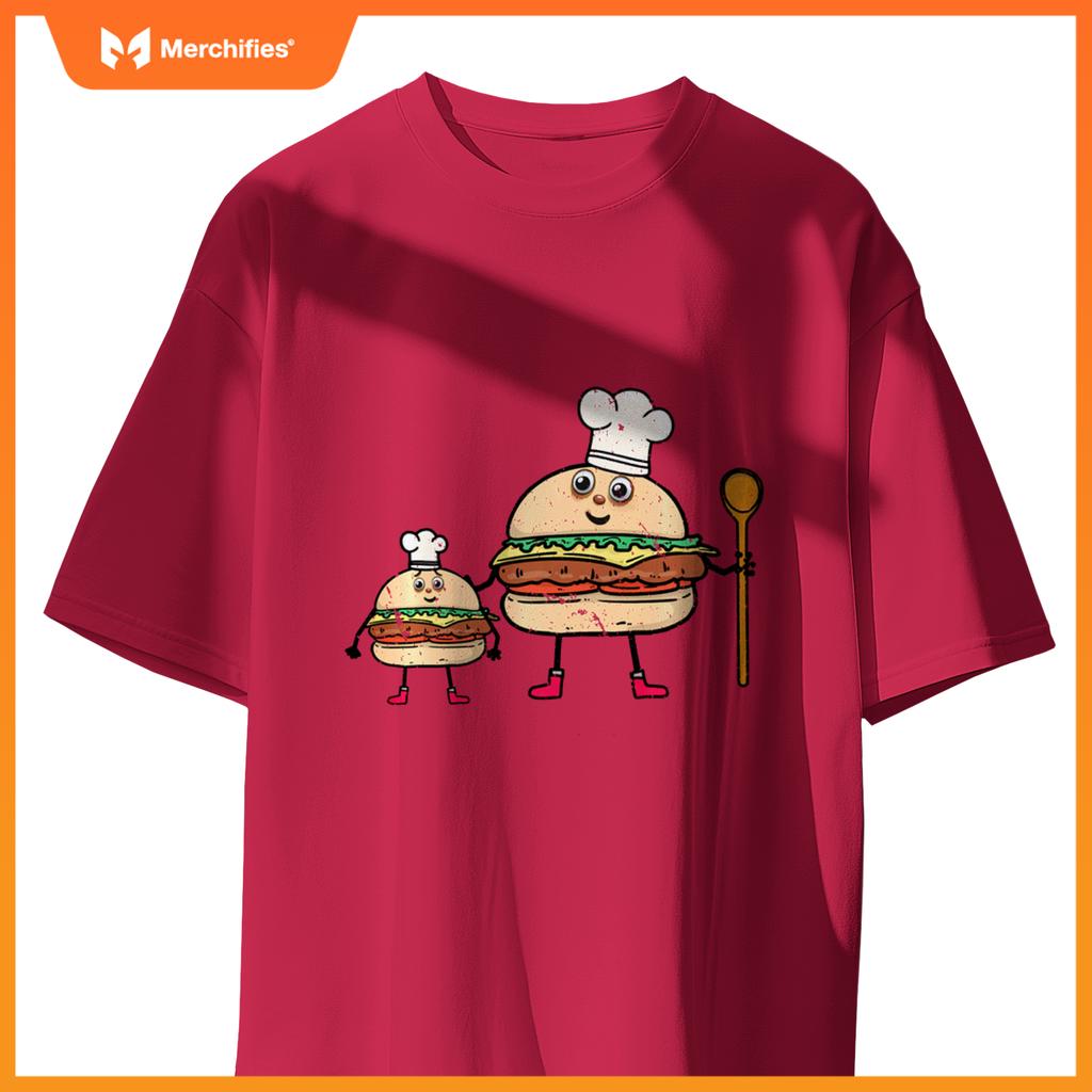 Funny Fast Food Burger Chefs Cooking Art Hobby Chef T-Shirt