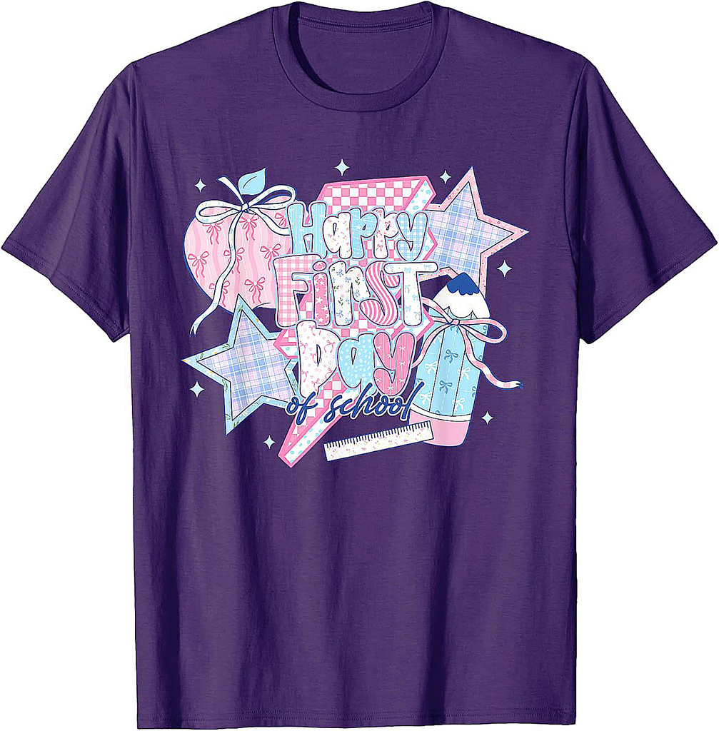 Funny First Day Of School Back To School Women Girl Teacher T-Shirt