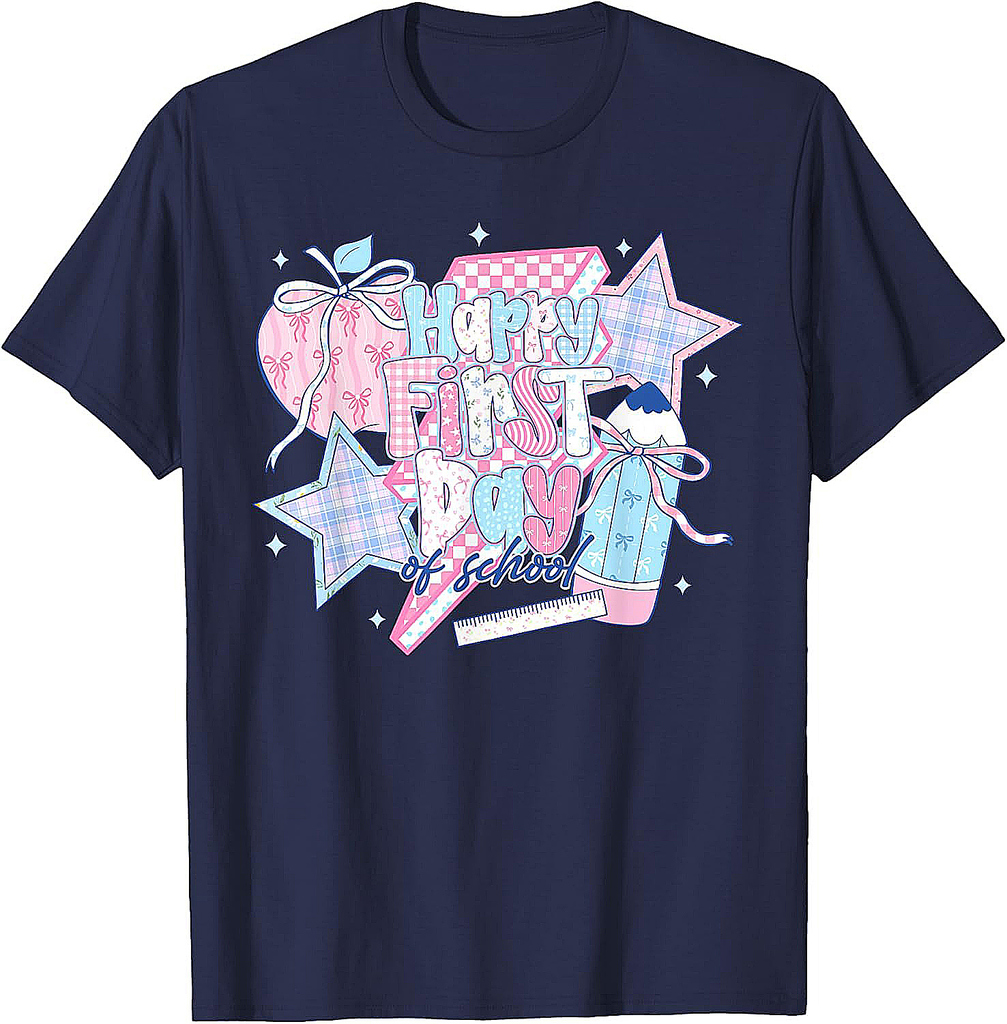 Funny First Day Of School Back To School Women Girl Teacher T-Shirt