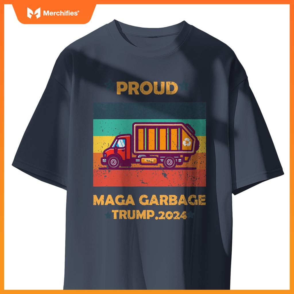 Funny Garbage Truck 2024 Campaign Design T-Shirt