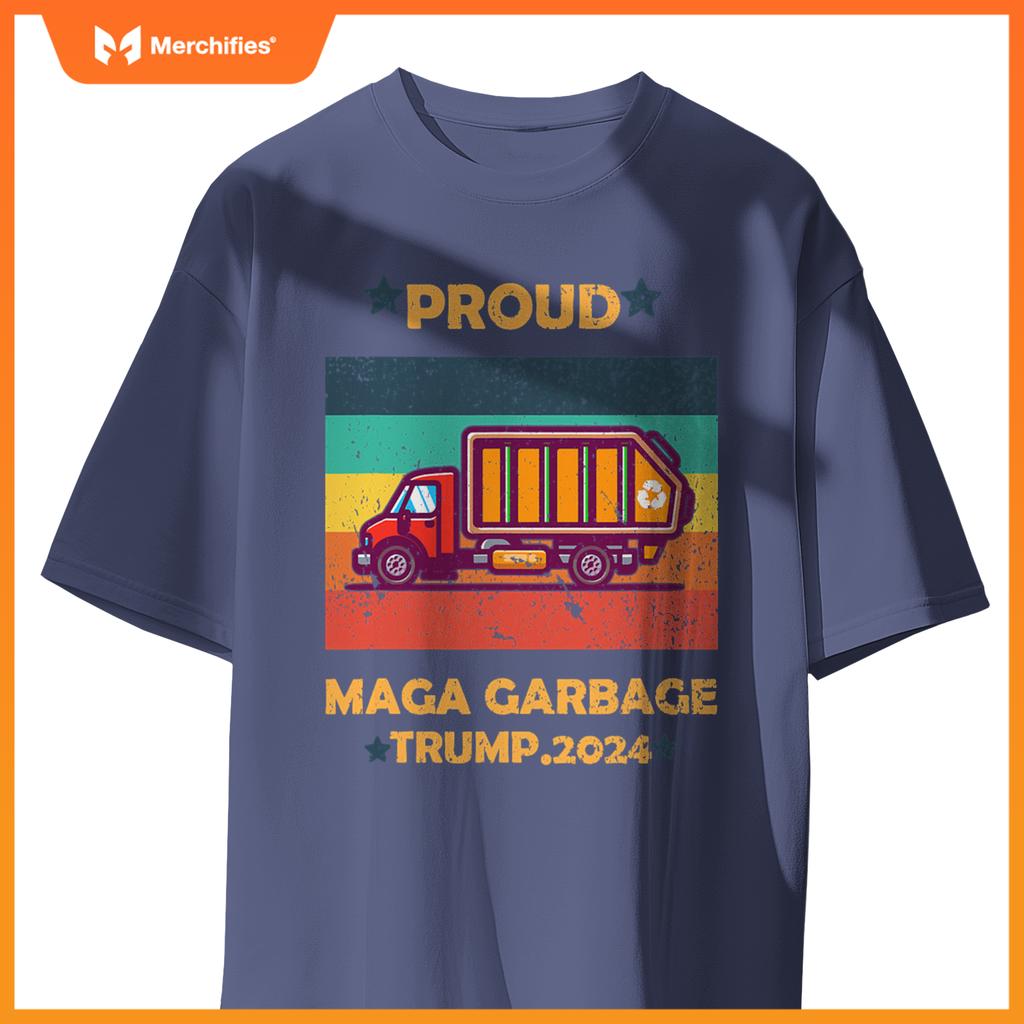 Funny Garbage Truck 2024 Campaign Design T-Shirt