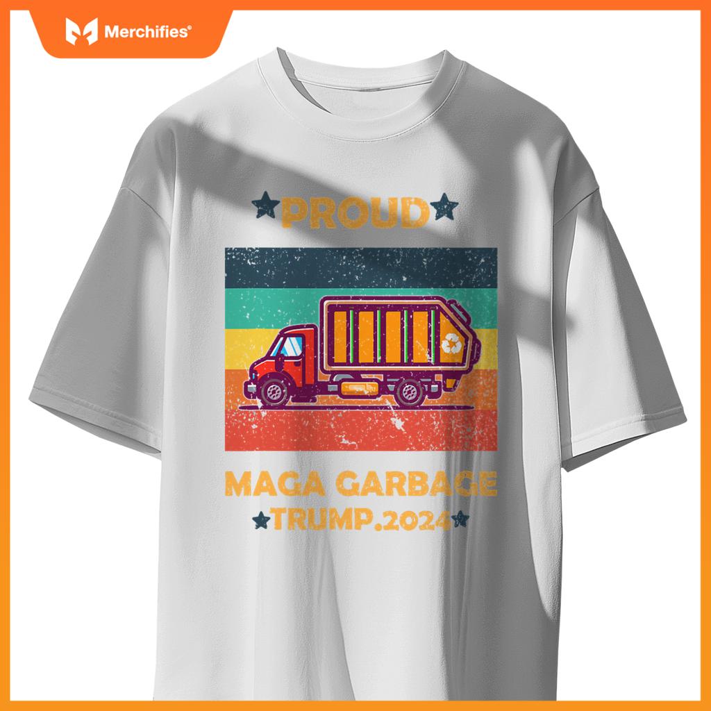 Funny Garbage Truck 2024 Campaign Design T-Shirt