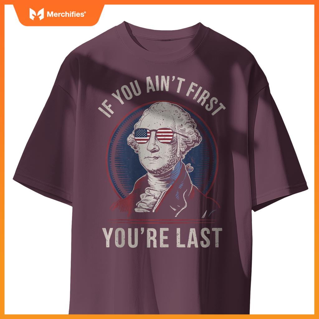 Funny George Washington Quote Retro Patriotic Humor T-Shirt