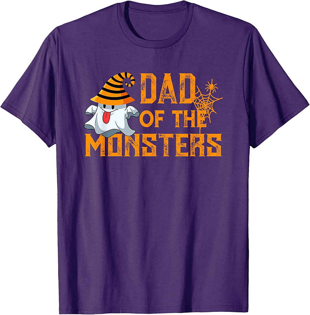 Funny Ghost Halloween Costume Dad T-Shirt