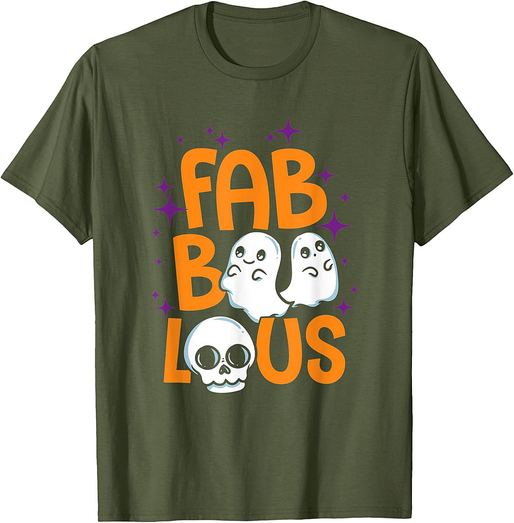 Funny Gift Halloween Horror Costume Skull Creepy T-Shirt