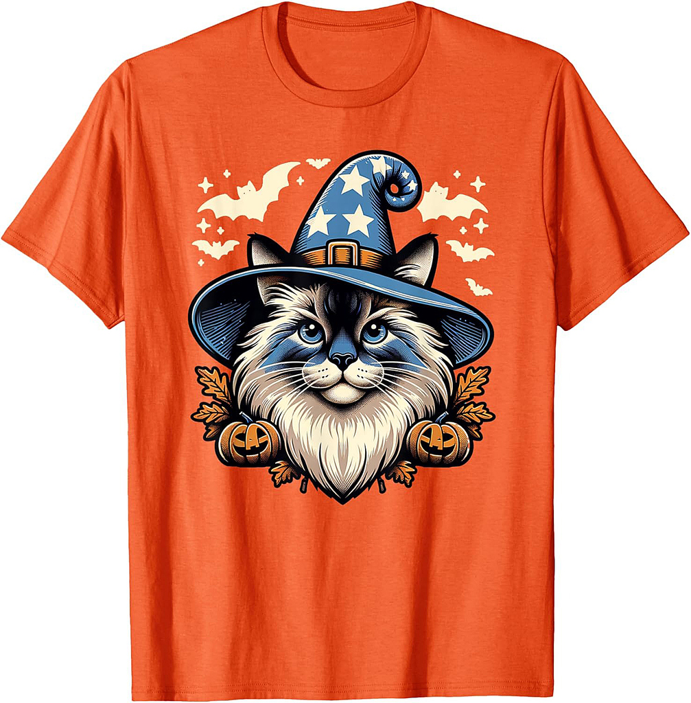 Funny Halloween Cat for Spooky Halloween Cat T-Shirt