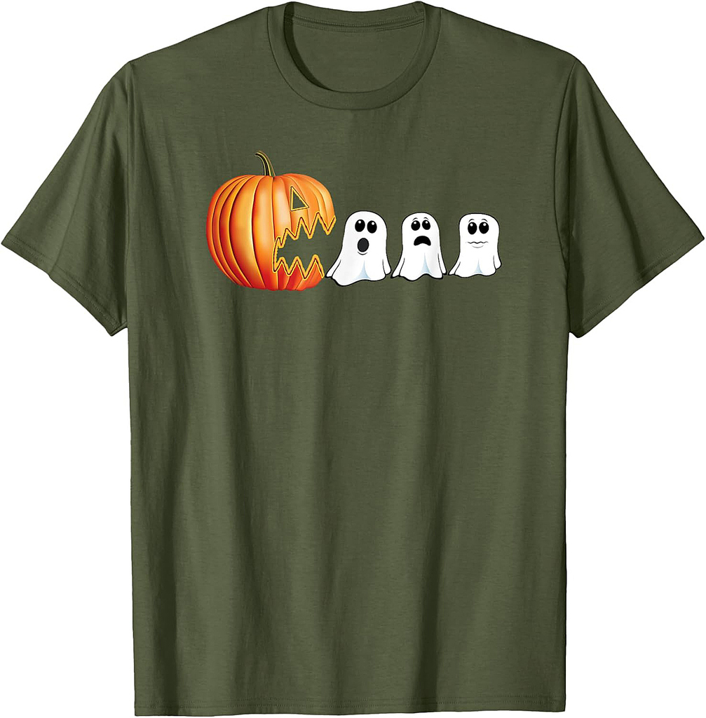 Funny Halloween Pumpkin Ghosts Jack o Lantern T-Shirt
