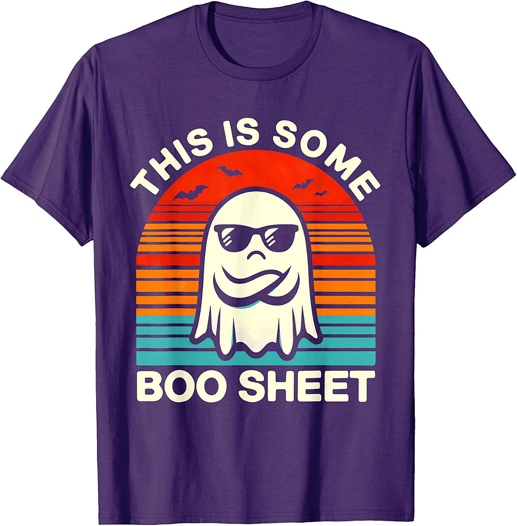 Funny Halloween Shirts For Men Women This Is Some Boo Sheet T-Shirt