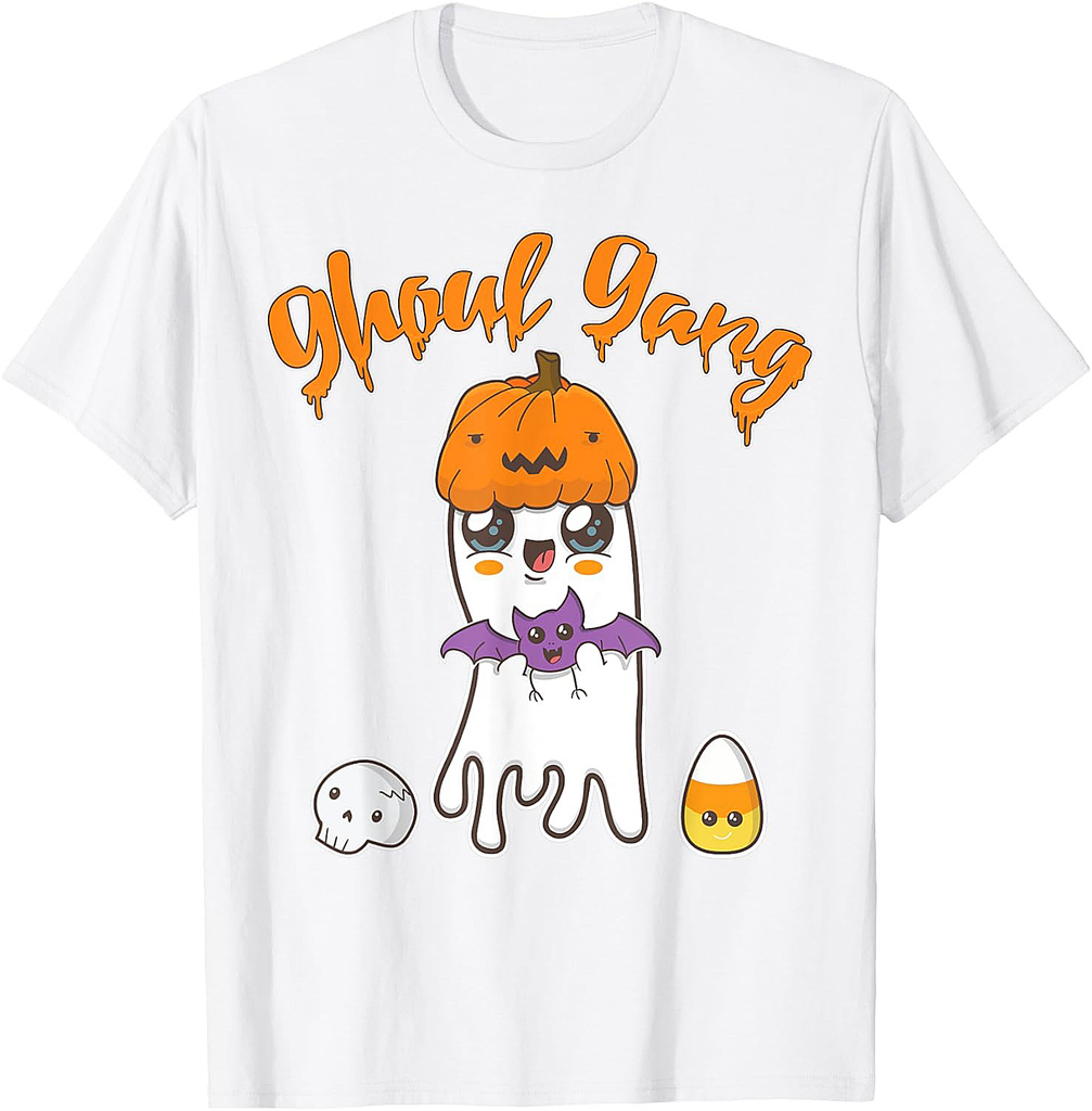 Funny Halloween Tea Ghoul Gang Ghost Costume Gift T-Shirt