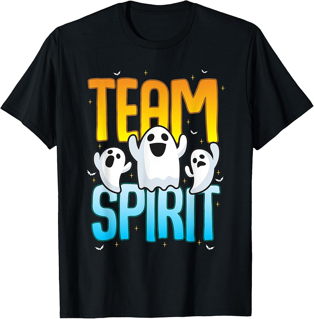 Funny Halloween Team Spirit Ghosts T-Shirt