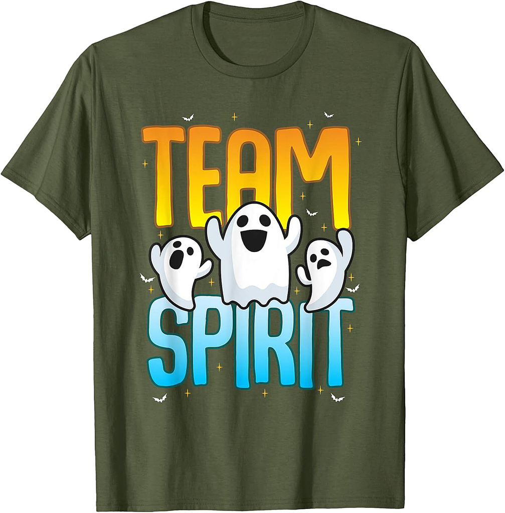Funny Halloween Team Spirit Ghosts T-Shirt