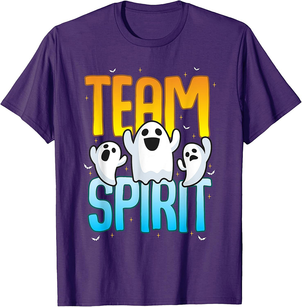 Funny Halloween Team Spirit Ghosts T-Shirt