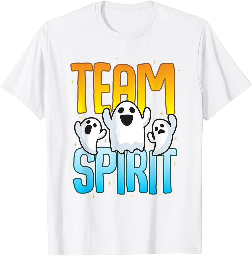Funny Halloween Team Spirit Ghosts T-Shirt