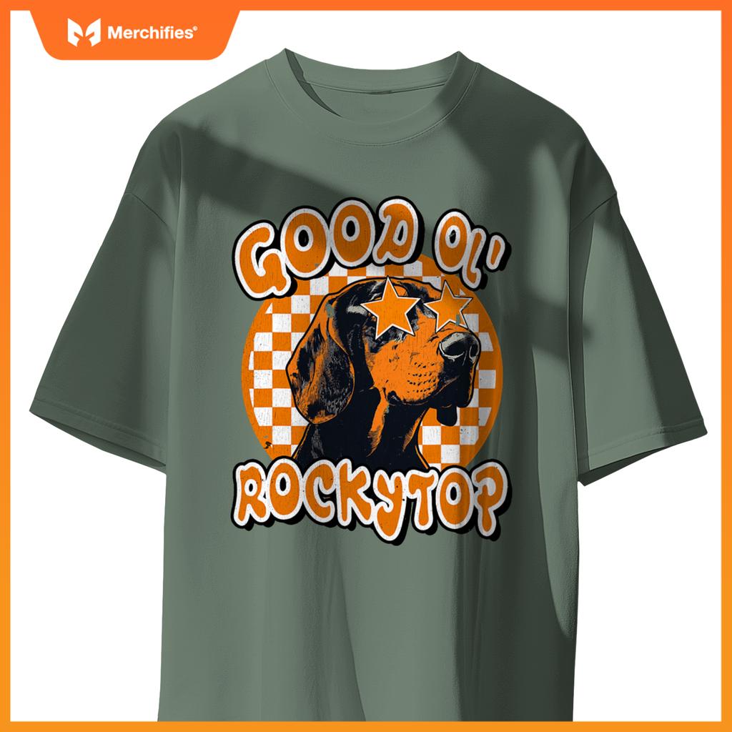 Funny Orange Blooded Tennessee Hound Native Home TN Pride T-Shirt