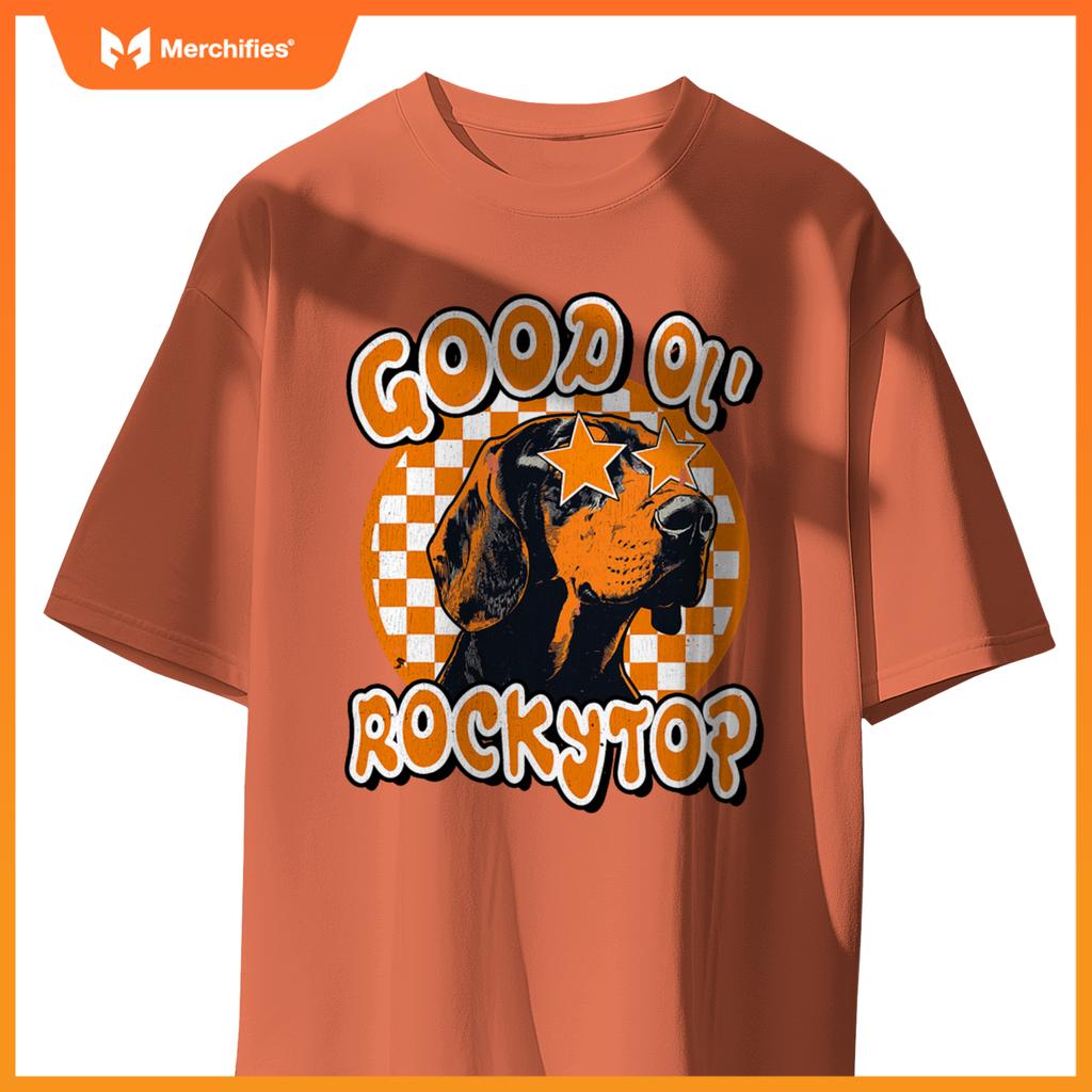Funny Orange Blooded Tennessee Hound Native Home TN Pride T-Shirt