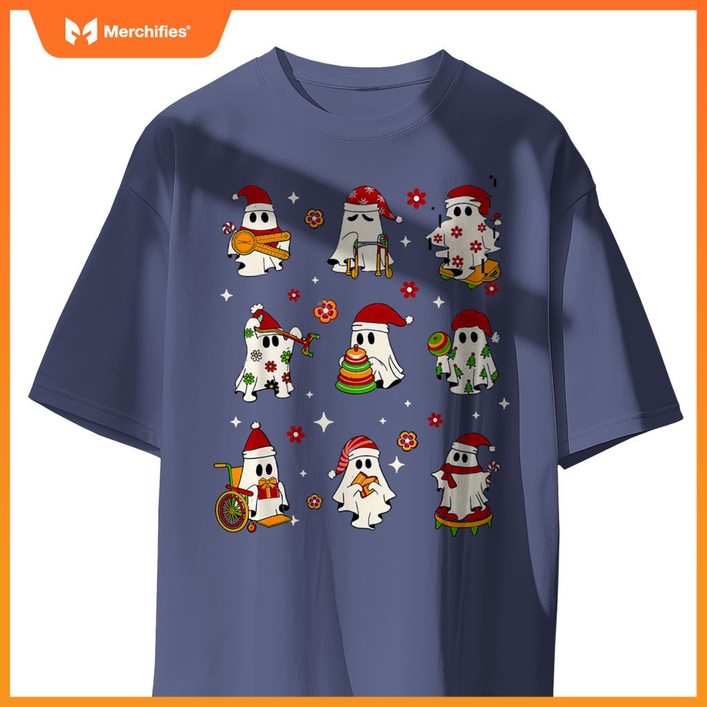 Funny SLP Ghost Christmas Speech Therapy Sped Teacher