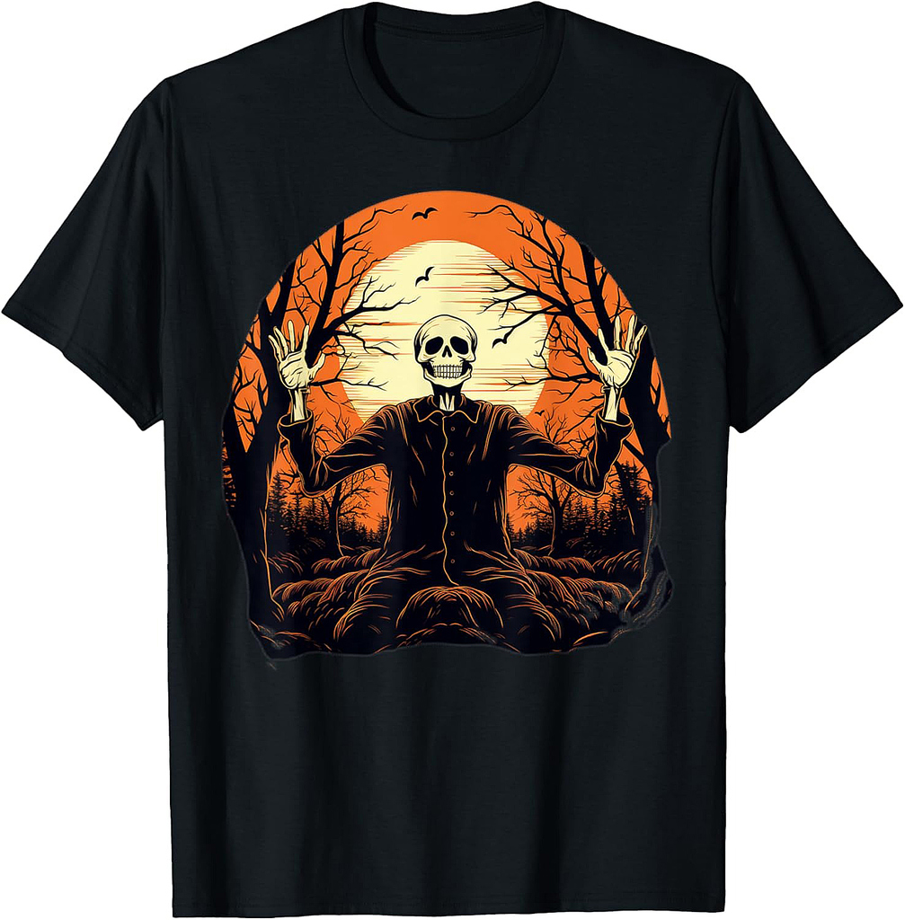 Funny Skeleton Halloween for Men Women T-Shirt