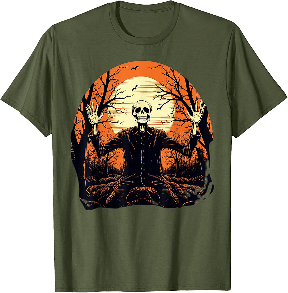 Funny Skeleton Halloween for Men Women T-Shirt