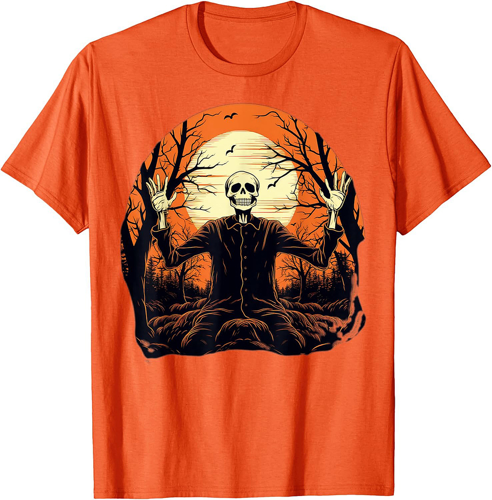 Funny Skeleton Halloween for Men Women T-Shirt