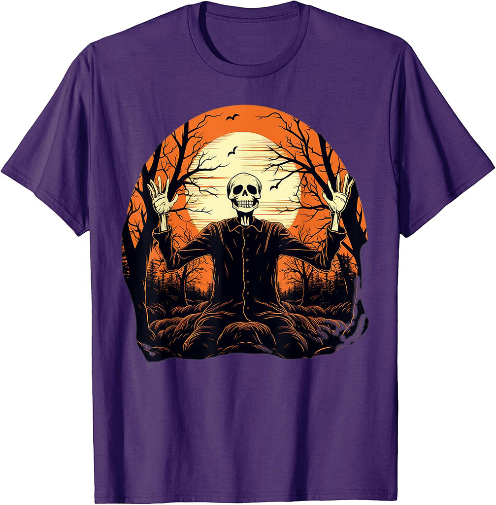 Funny Skeleton Halloween for Men Women T-Shirt