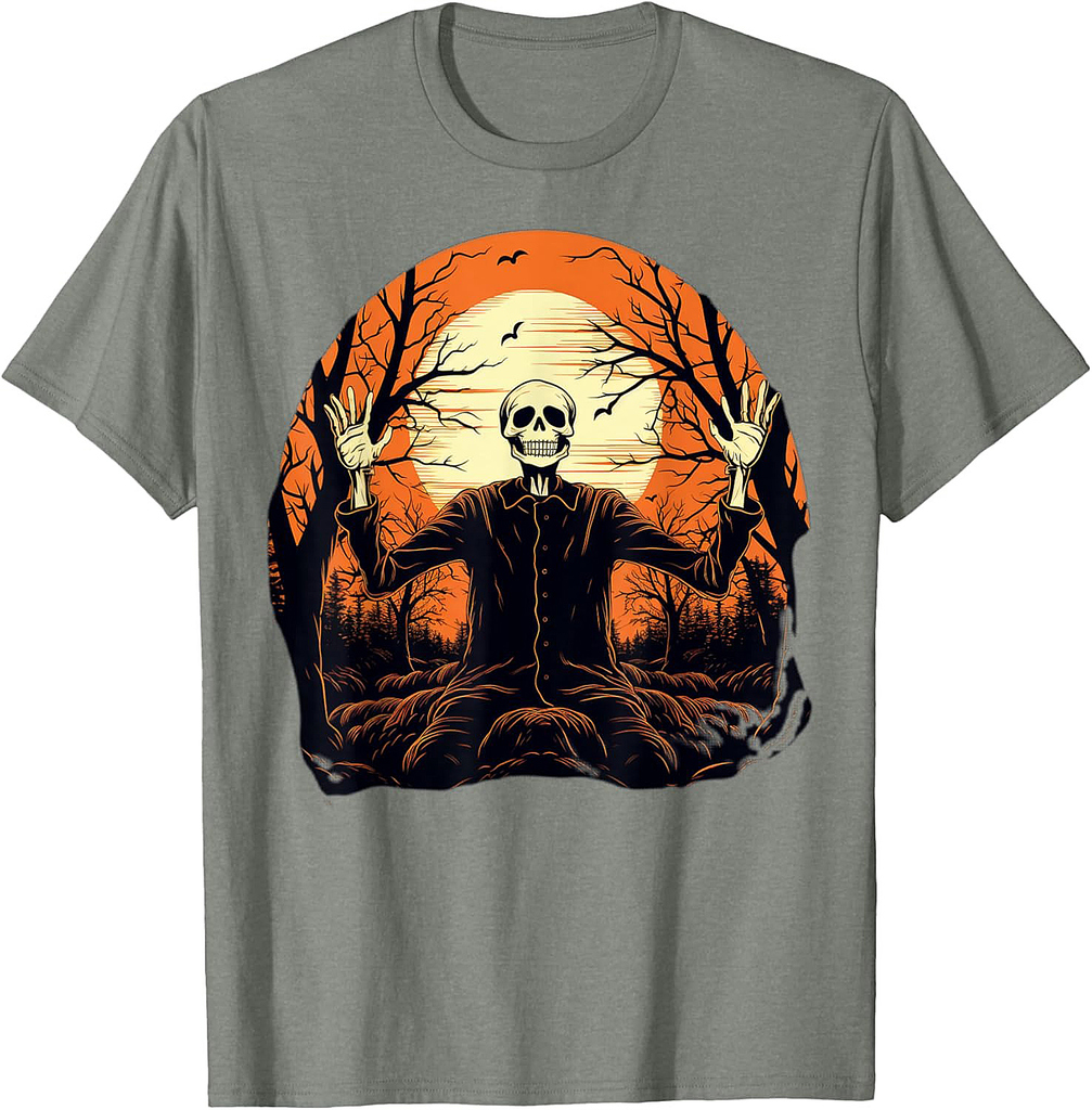Funny Skeleton Halloween for Men Women T-Shirt