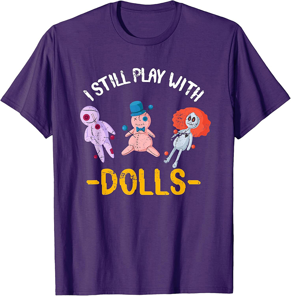 Funny Witch Voodoo Doll Gift Witchcraft Halloween T-Shirt