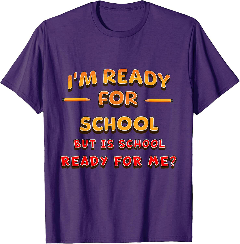 Funny design We Back First Day Of School Back To School T-Shirt