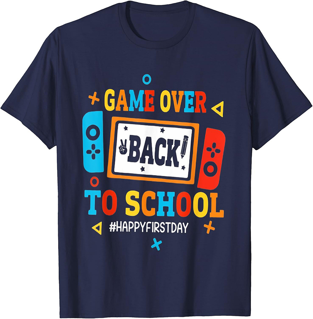Game Over Back To School Teacher First Day of School T-Shirt
